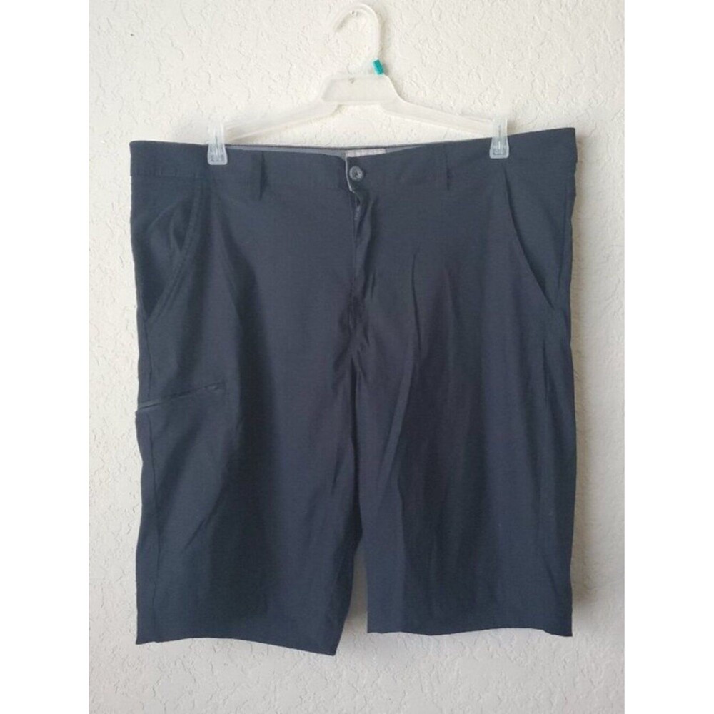 Weatherproof Vintage Mens Black Trail Shorts 38 Regular Fit Nylon Spandex